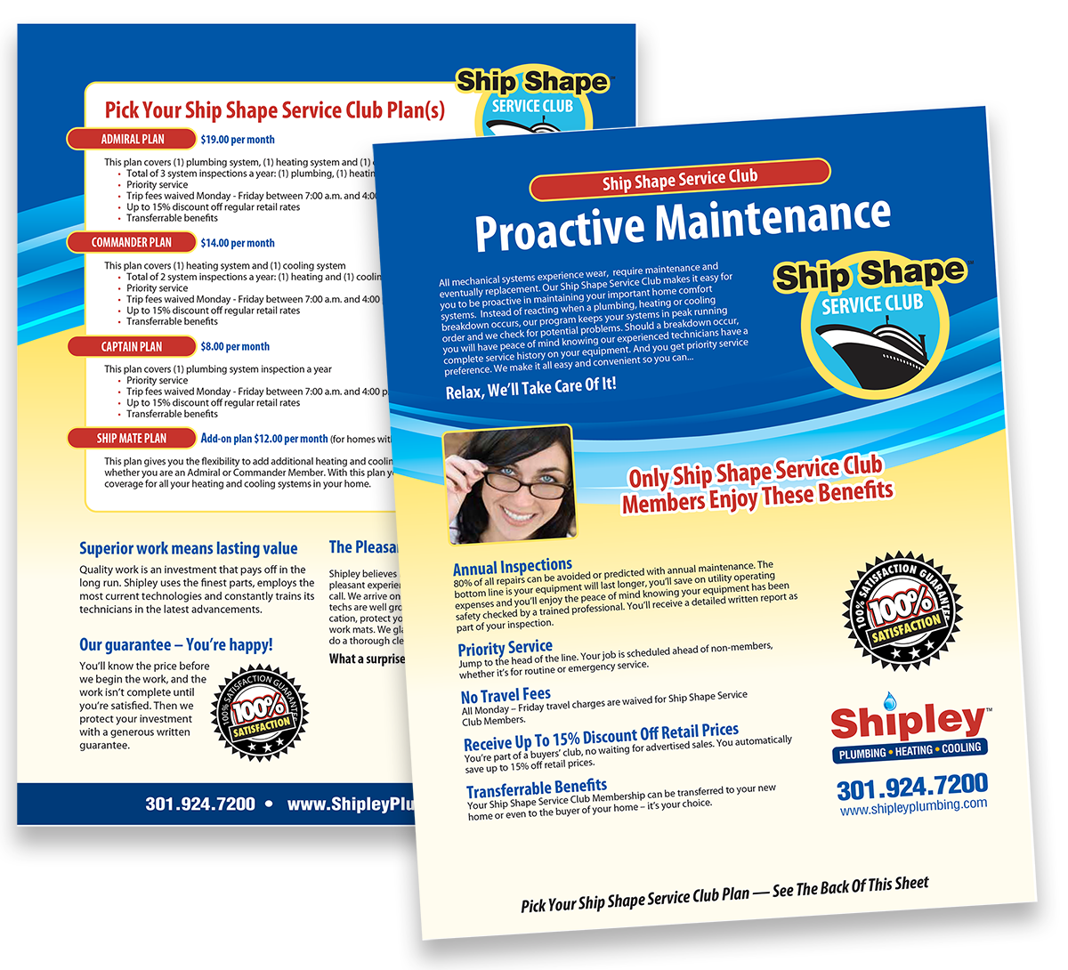 Contractor Maintenance Plan Flyer